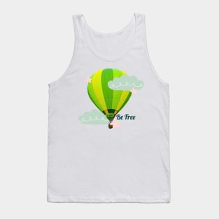 Be Free Hot Air Balloon Sky Tank Top